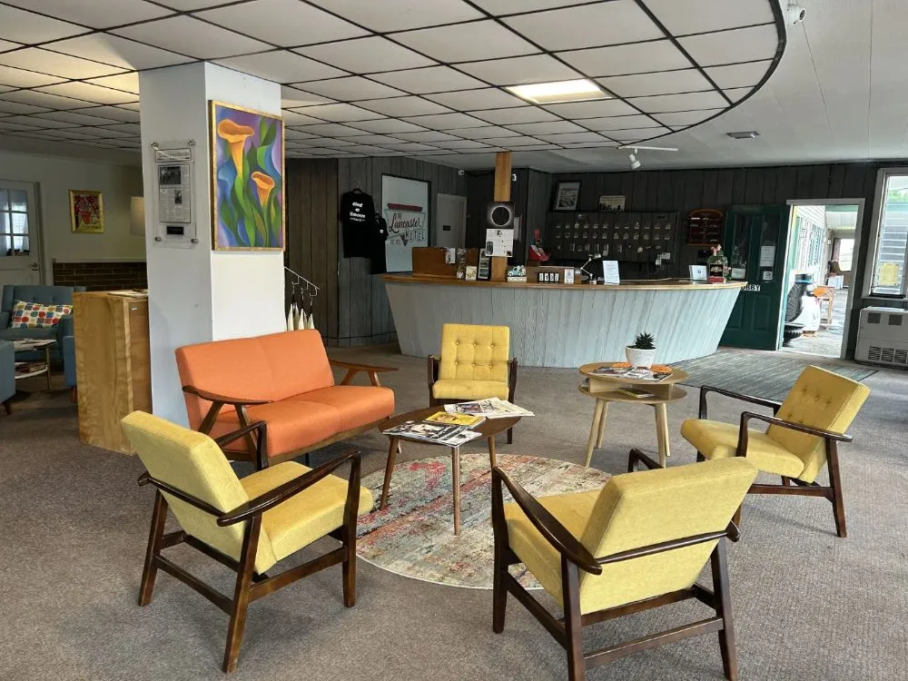The Siwooganock Room — intimate gathering space at Red Fox Inn