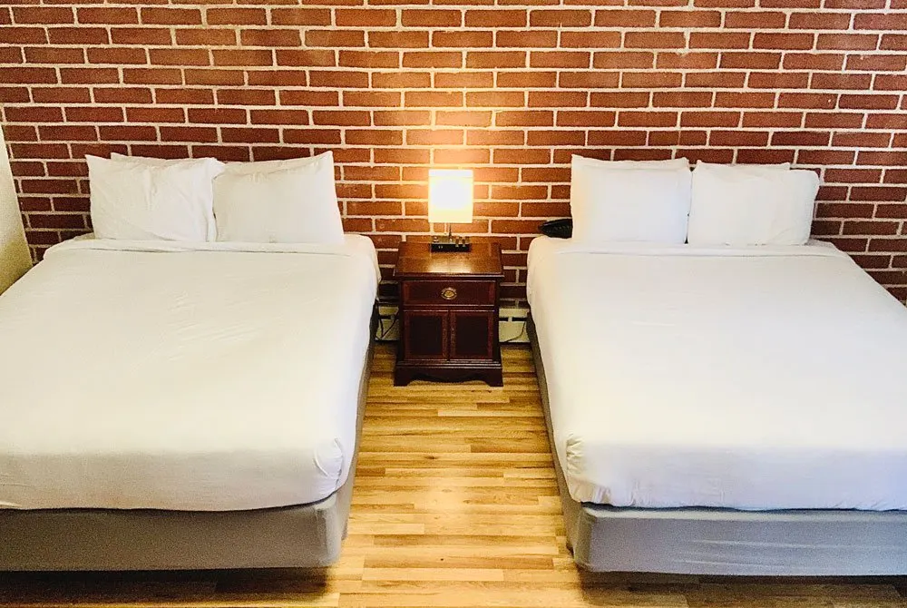 Deluxe Queen Room at Red Fox Inn — two queen beds, the most spacious standard room